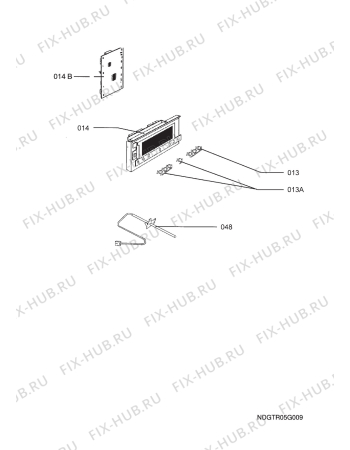 Взрыв-схема плиты (духовки) Husqvarna Electrolux JLBIOS609 - Схема узла Functional parts